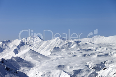 Snowy mountains