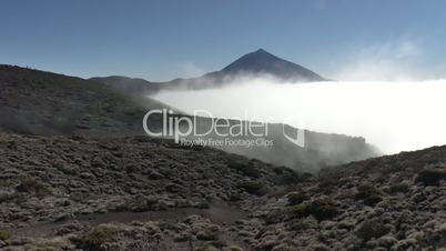 Nebel am El Teide auf Teneriffa