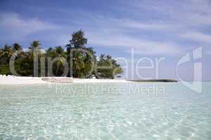 Idyllic vacation island