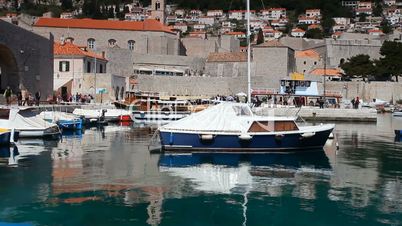 Dubrovnik old town harbor port
