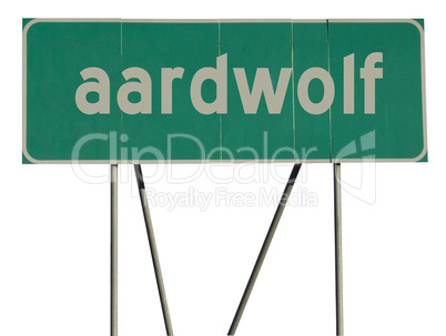 Green Road Sign