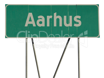 Green Road Sign