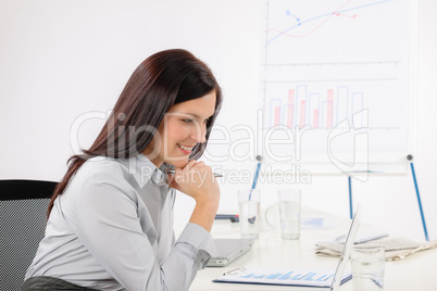 Professional businesswoman working at office