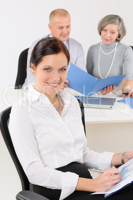 Professional businesswoman attractive in office