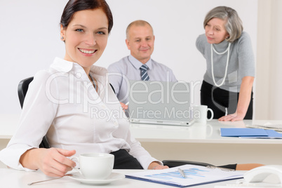 Professional businesswoman attractive in office