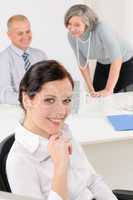 Professional businesswoman attractive in office
