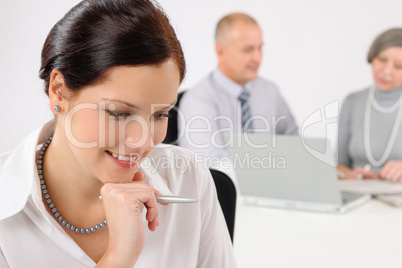 Professional businesswoman attractive in office