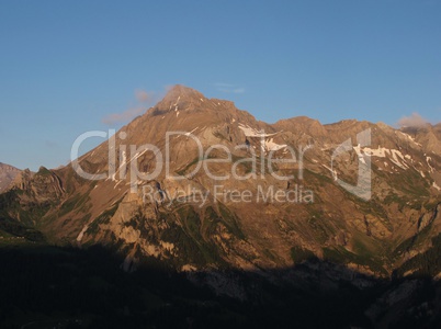 Spitzhorn In The Evening