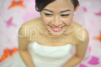 Happy bride