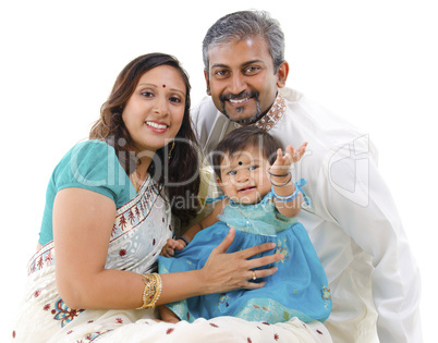 Happy Indian family