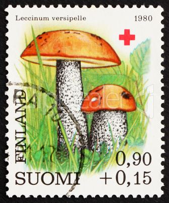 Postage stamp Finland 1977 Orange-cap Boletus, Mushroom