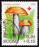 Postage stamp Finland 1977 Orange-cap Boletus, Mushroom