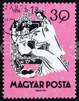 Postage stamp Hungary 1959 Sleeping Beauty, Fairy Tale