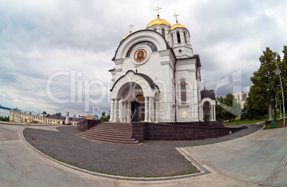 Temple of the Martyr St. George in the city of Samara, Russia.