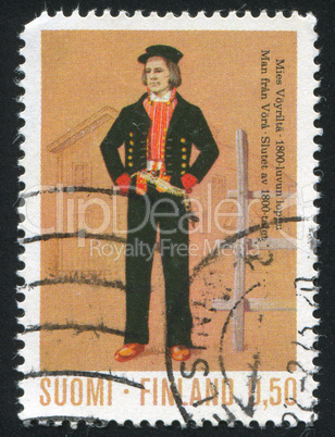 stamp printed by Finland