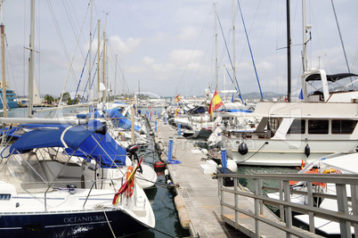 Yachthafen von Eivissa, Spanien, Ibiza