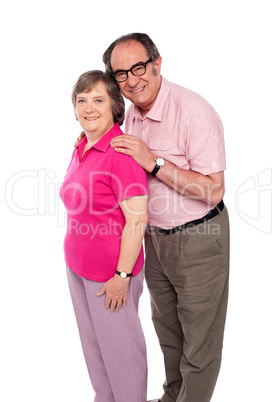 Portrait of happy senior couple