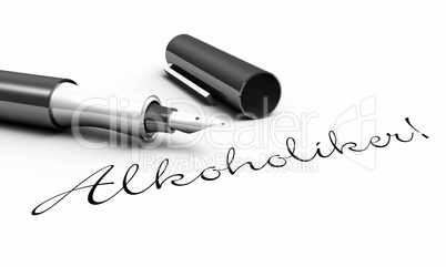 Alkoholiker! - Stift Konzept