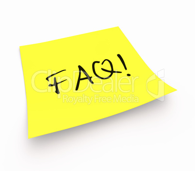 Notizzettel - FAQ!
