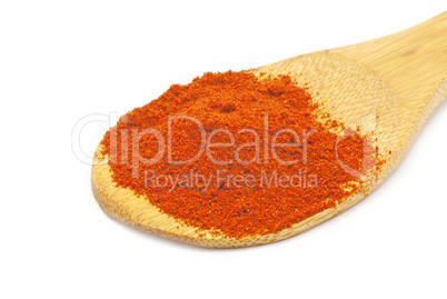 Spoon with paprika