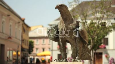 Eagle sculpture in Villach