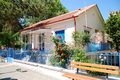 House at the Greek village, Pieria, Greece