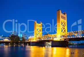 golden gates drawbridge in sacramento