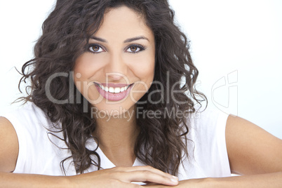 Beautiful Happy Hispanic Woman Smiling