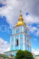 bell tower at st. michael monastery in kiev, ukraine