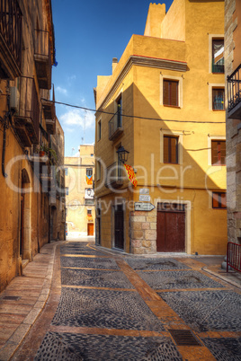 traditional old Spanish street