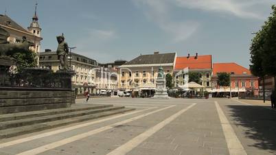 Lindworm fountain, Klagenfurt