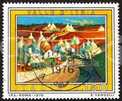 Postage stamp Italy 1976 Itria Valley, Apulia, Italy