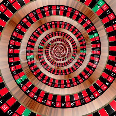 Spiralling Roulette wheel - Roulettespirale