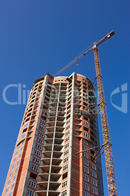 Construction of skyscraper