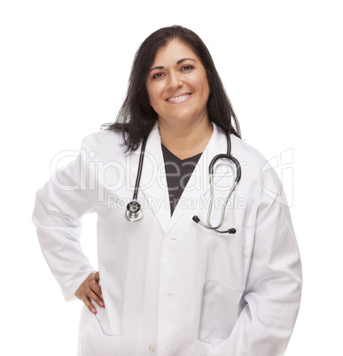 Attractive Female Hispanic Doctor or Nurse