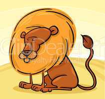 African Lion Cartoon