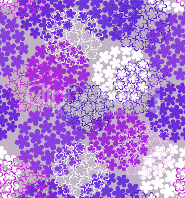 Decorative seamless flower background