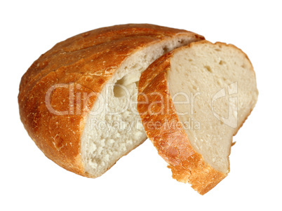 Fresh wheat bread from rye