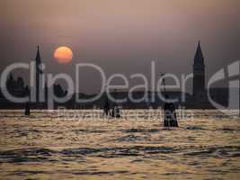 Sunset Venice Italy