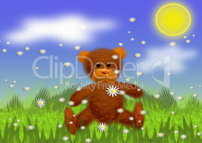 Illustration of a Toy Bear