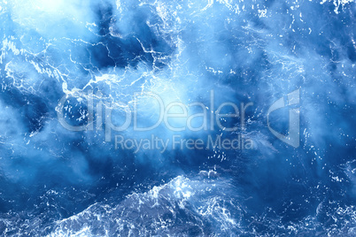 blue sea texture background