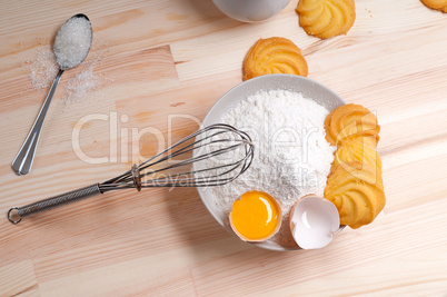 making baking cookies