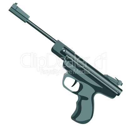 firearm, a pistol on a white background.