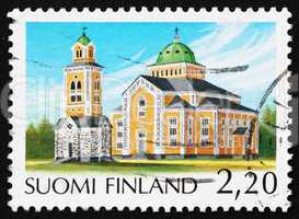 Postage stamp Finland 1988 Kerimaki Church, Finland