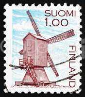Postage stamp Finland 1983 Windmill, Harrstrom, Finland