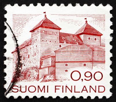 Postage stamp Finland 1982 Hame Castle, Hameenlinna, Finland