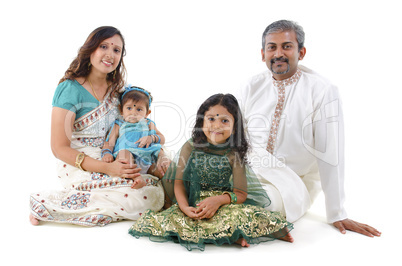 Traditional Indian family