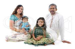 Traditional Indian family