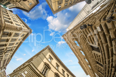 Geometric shapes of Typical Buildings in Tuscany