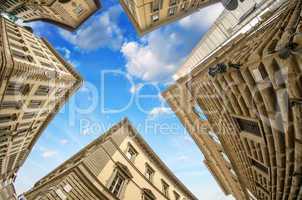 Geometric shapes of Typical Buildings in Tuscany